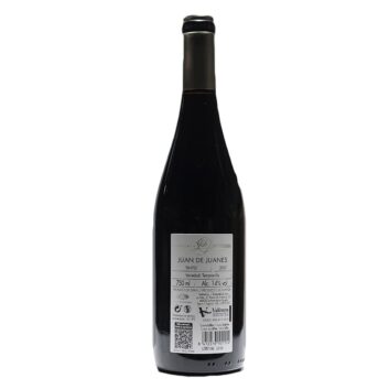 Juan de Juanes Vendimia Plata Tempranillo trasera