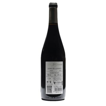 Juan de Juanes Vendimia Plata Petit Verdot trasera