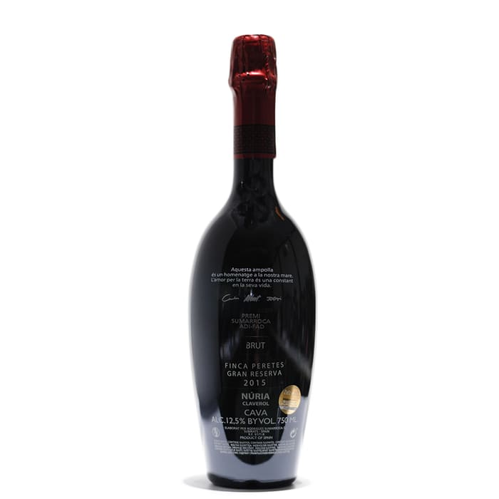 Cava Nuria Claverol Homenatge Gran Reserva trasera