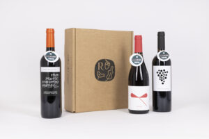 Lote Navideño Nº 108 con Les Alcusses, Maduresa y Vermell en estuche Celler del Roure