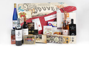 lote navideño 16 baul plegable gourmet jamon iberico