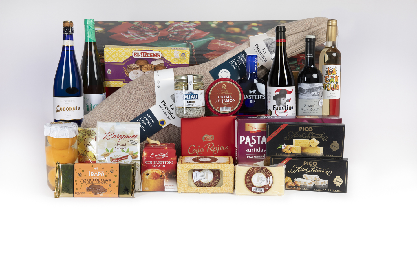 lote navideño 20 baul carton paleta serrana reserva