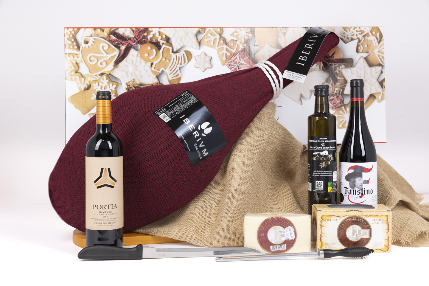 lote navideño 41 jamonera iberivm