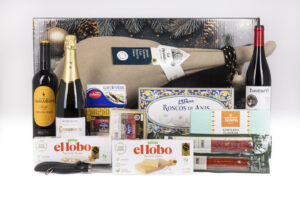 lote navideño 44 jamonera pirenaica duroc